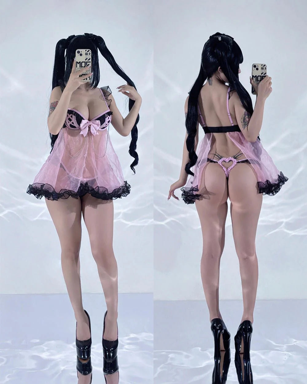 Jirai Kei Babydoll Lingerie Set