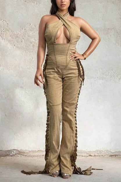 Sexy Saddle-Blaze JUMPSUIT